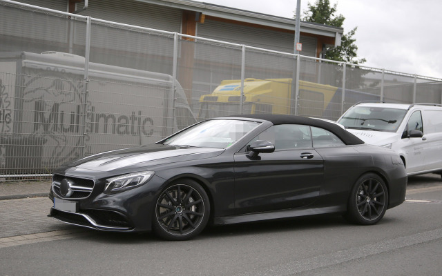 メルセデスS63 AMG スクープ写真
