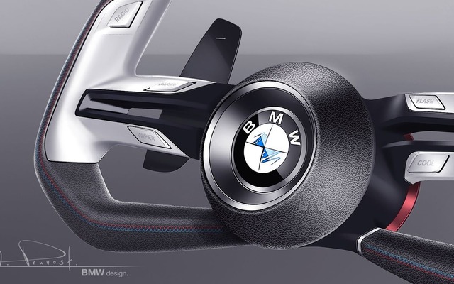 BMWのコンセプトカーの予告スケッチ