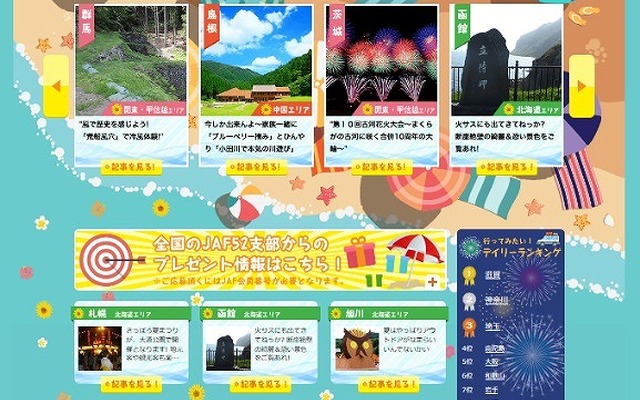 JAF ご当地情報