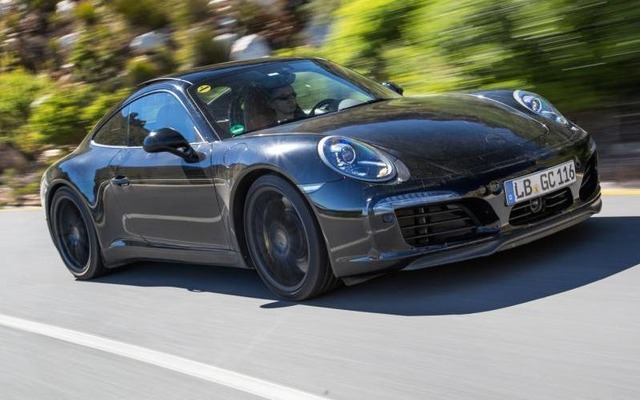 ポルシェ 911 改良新型の開発プロトタイプ車