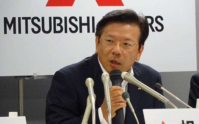 三菱自動車工業の相川哲郎社長