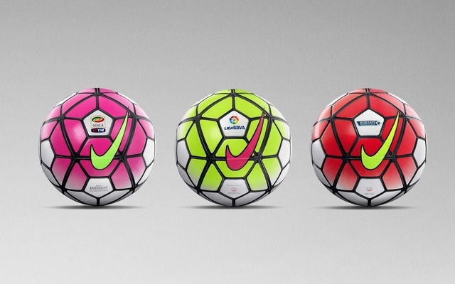 ナイキ、2015-16シーズンのヨーロッパトップリーグで使用されるサッカーボールを発表