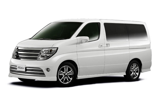日産 エルグランド に ライダーアルファII を設定