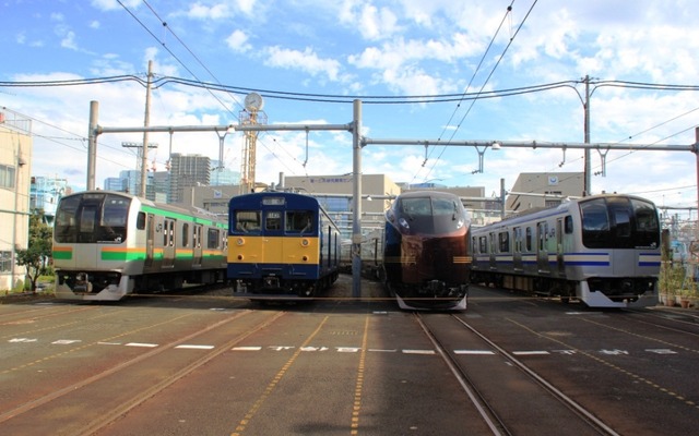 今年の東京総合車両センター一般公開は8月22日に行われる。写真は昨年の一般公開の様子。