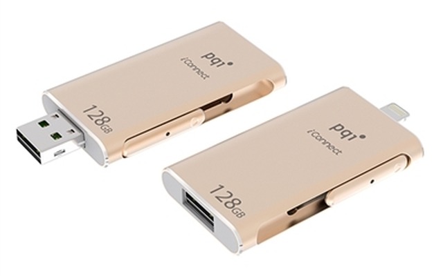 Lightning端子とUSB 3.0端子を装備した「PQI iConnect」