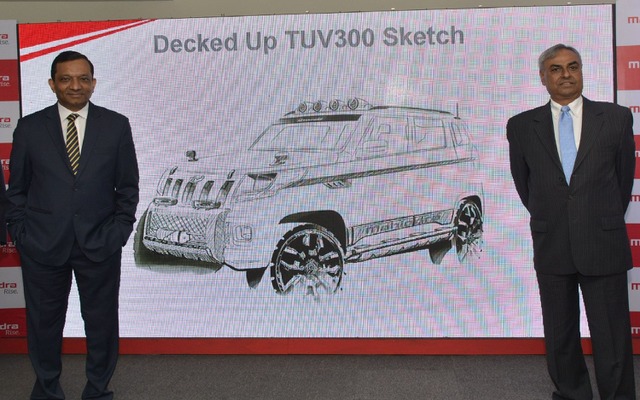 マヒンドラ TUV300 のイメージスケッチ