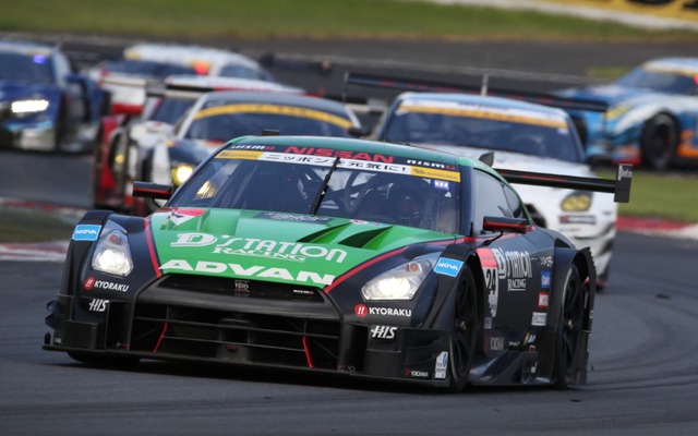 逆転勝利を飾った#24 GT-R。