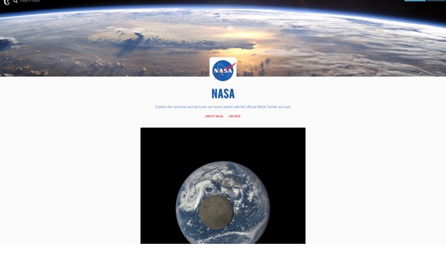 NASA、公式Tumblrアカウントを開設