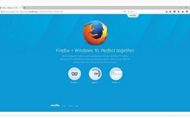 Windows 10に正式対応したFirefox 40