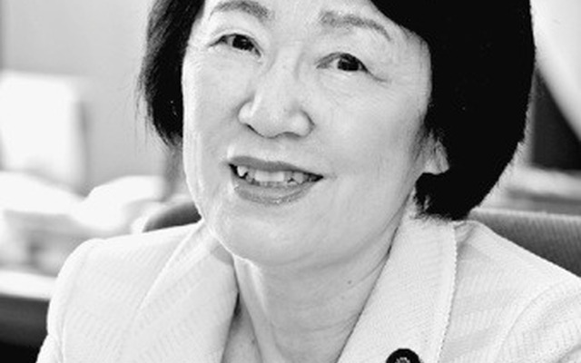 国土強靱化と地方創生で「住み続けられるふるさと作りを」と話す山谷大臣
