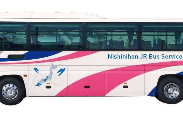西日本ジェイアールバスサービスの車両デザイン案。来年初めに運行を開始する予定。
