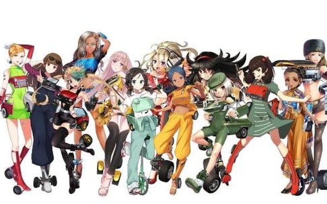 DMM、今度は“スポーツ車や芝刈り機”を擬人化！『レーシング娘。』発表…ワックスがけや、服が透けるシャワー要素も