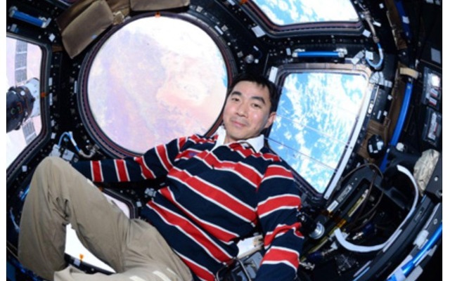 キューポラにて、油井宇宙飛行士