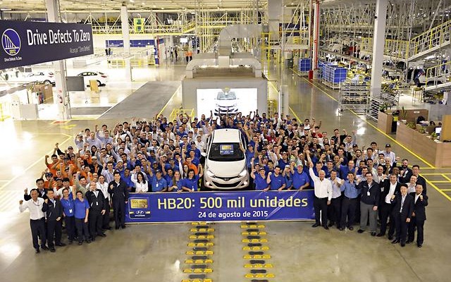 ヒュンダイ HB20がブラジル工場で累計生産50万台達成