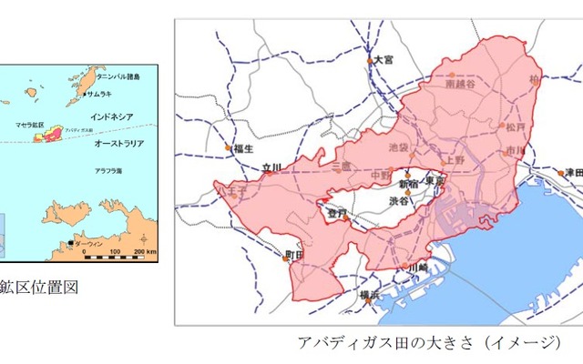 インドネシア・アバディLNGプロジェクト（マセラ鉱区）