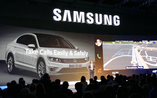 【IFA 2015】サムスン、「Car Mode for Galaxy」でVWと連携