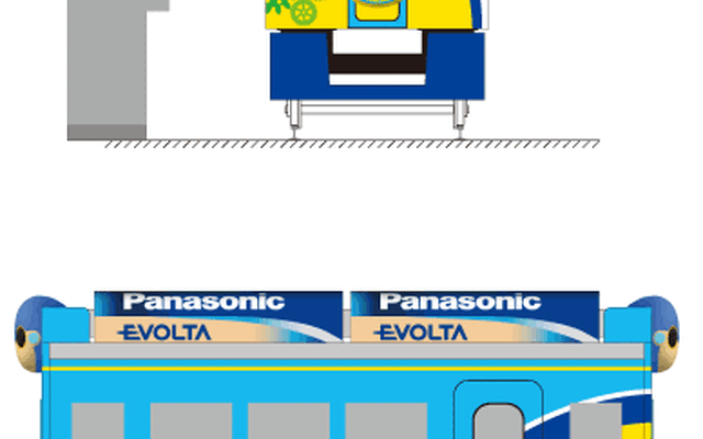 今回のデザインは、昨年引退した由利高原鉄道のYR-1500形をベースにした。