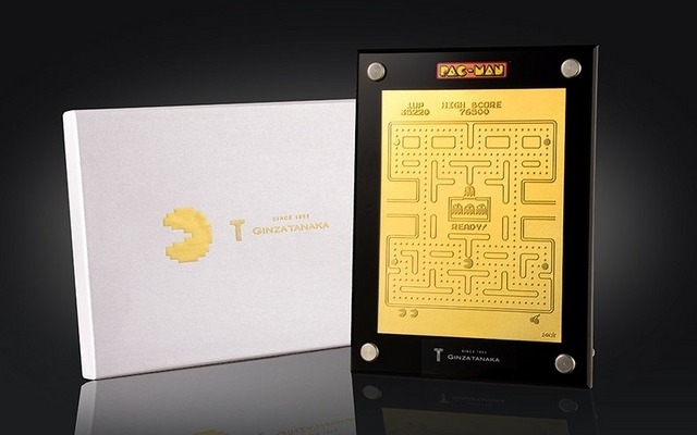 あのゲーム画面が純金に！「純金パックマン」35個限定・35万円で予約開始