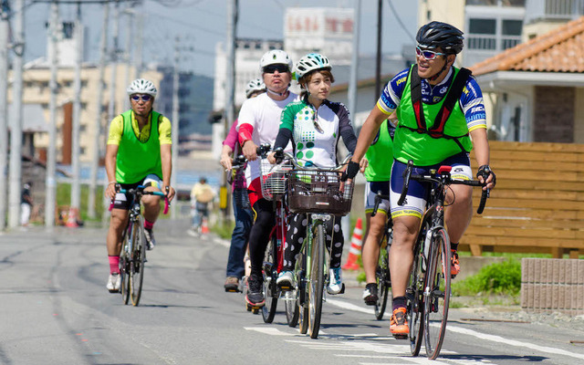 ツール・ド・東北2015の事前イベント「手ぶらdeラクラク 石巻周遊ライド」（2015年9月12日）