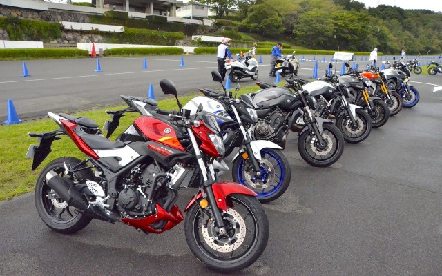 ヤマハ MT-03 / MT-25 メディア向け試乗会