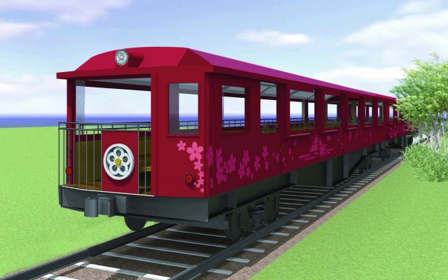 『SLスチーム号』新型客車のイメージ。京都鉄道博物館のオープンにあわせて導入される。