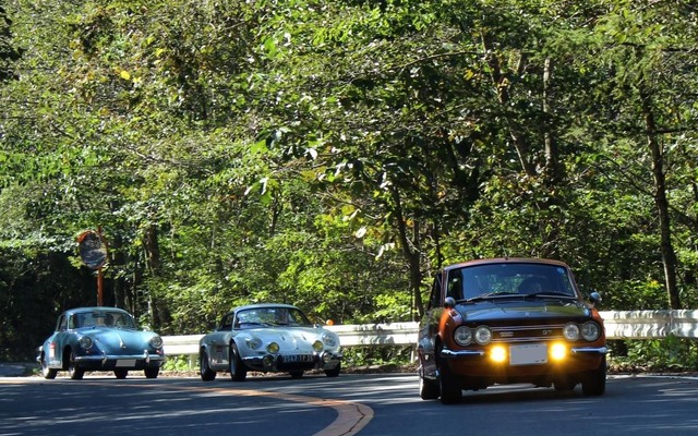いすゞ　ベレット1600GTR、アルピーヌA110、ポルシェ356