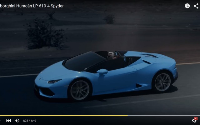ランボルギーニ ウラカンLP 610-4スパイダー