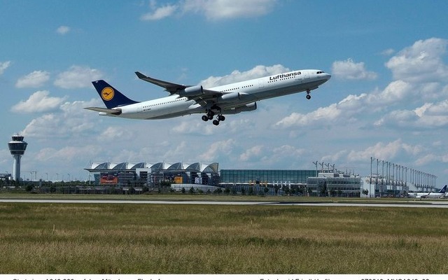 ルフトハンザのエアバスA340-300