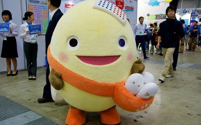 石川県 和倉温泉のPRキャラクター「わくたまくん」