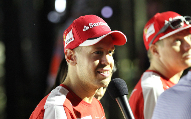2015F1前夜祭に登場したベッテル