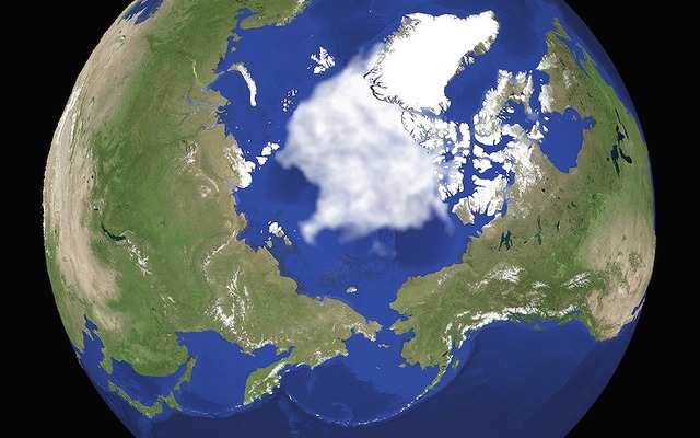 2015年9月14日の北極海の海氷