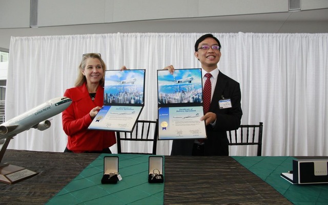 キャセイパシフィック航空、70機目のボーイング777を受領（1）
