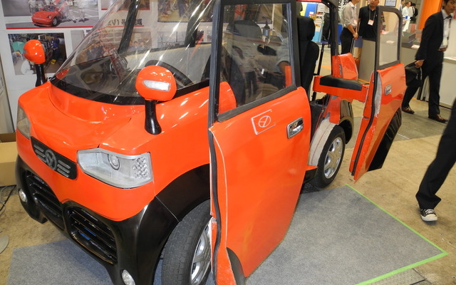 米沢工業高校の高校生が製作したEV