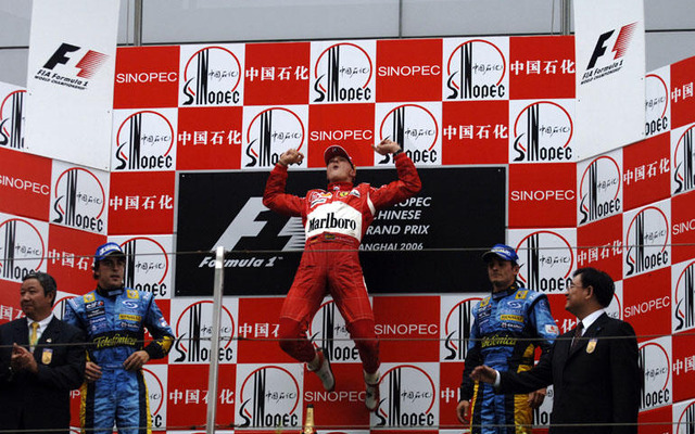 【F1中国GP】決勝…M. シューマッハが勝ち、タイに