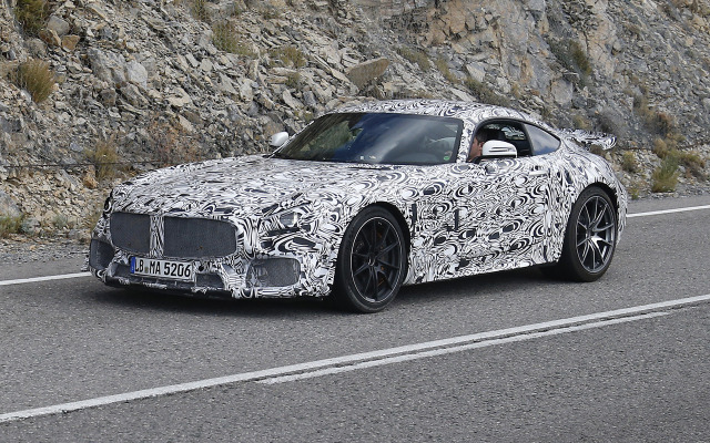 メルセデス AMG GT ブラックシリーズ スクープ写真