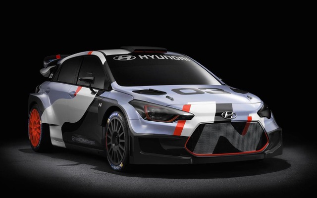 ヒュンダイ i20 WRC 新型のプレビューモデル