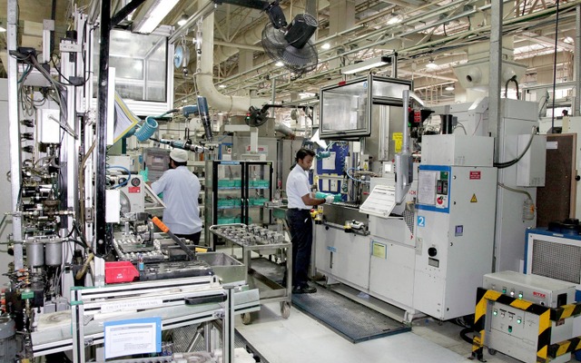 インダストリー4.0アッセンブリーラインが設けられているボッシュ ホンブルク工場