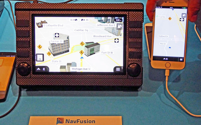 NaviFusion Platformを搭載したデモ機