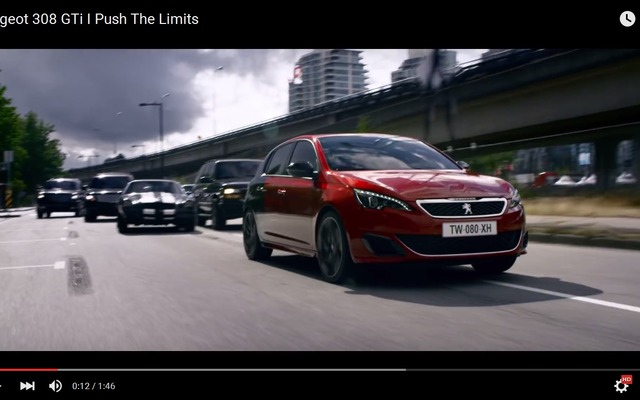 新型プジョー308GTi