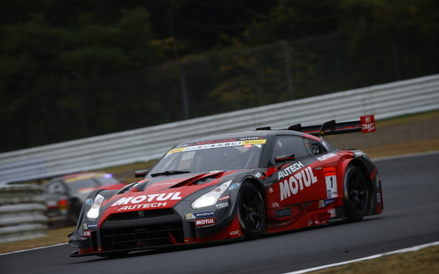 優勝した#1 GT-R（SUPER GT 第7戦）