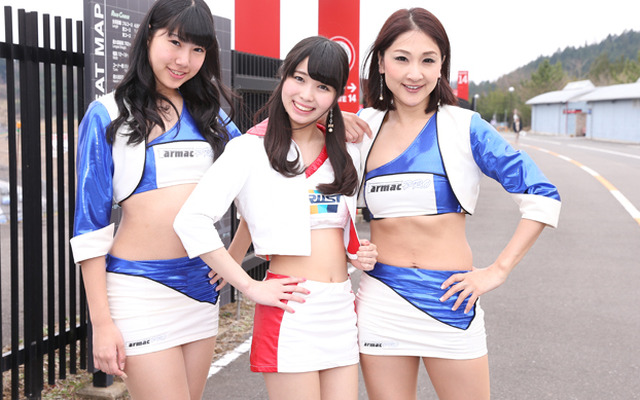 スーパー耐久シリーズ2015『ターマックプロレーシング レースクイーン』柊まゆ・麗魅・麗羽