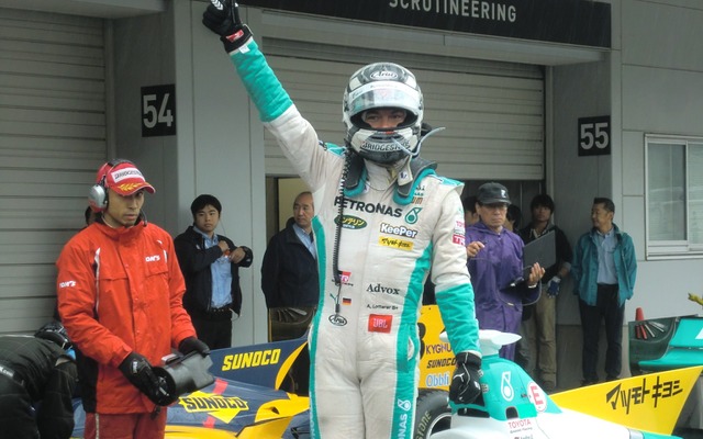 SFの今季最終戦鈴鹿、第1レースを勝ったアンドレ・ロッテラー。