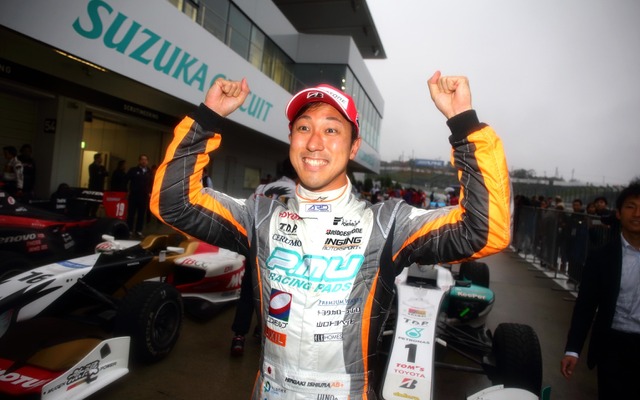 2015年のスーパーフォーミュラを制した石浦宏明。