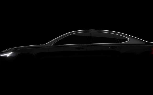 ボルボ S90 新型の予告イメージ