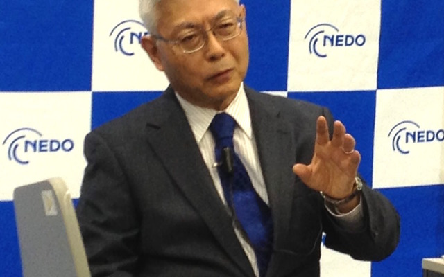 新エネルギー・産業技術総合開発機構（NEDO）の古川一夫理事長
