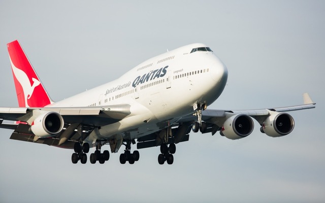 カンタス航空のB747