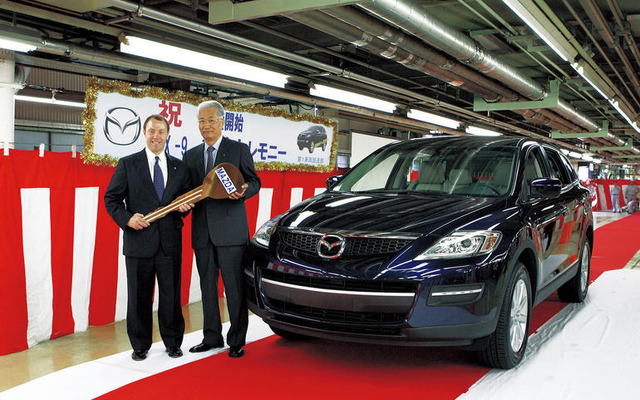 マツダ、CX-9の生産を開始　北米向けクロスオーバーSUV
