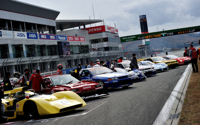 ニッサン・ニスモの歴代マシンによる走行イベント「Nissan Motorsports Heritage Run」（ニスモフェスティバル2015）