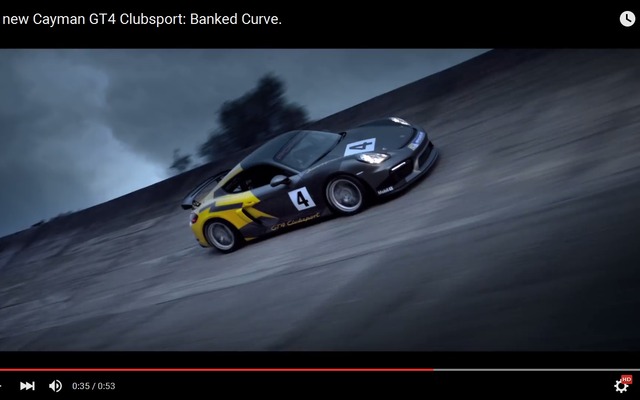 ポルシェケイマンGT4 クラブスポーツ