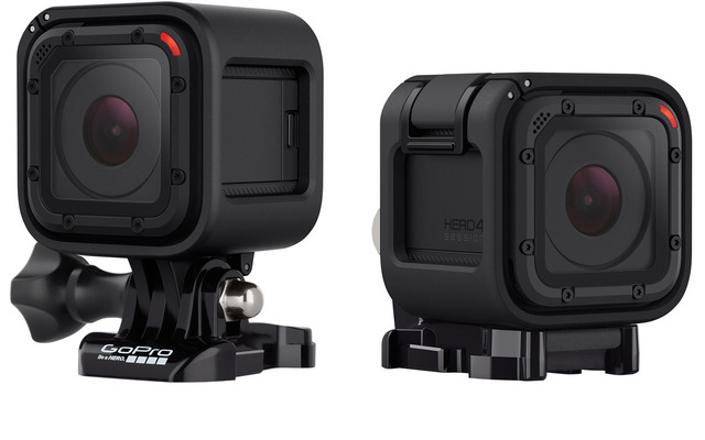 キューブ型を採用して大幅な小型化を図った「GoPro HERO4 Session」、価格改定で3万円に